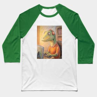 dinosaur programmer Baseball T-Shirt
